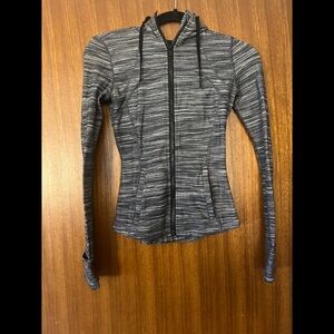 lululemon athletica Gray Zip-Up Hoodie
